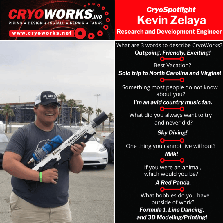 The CryoSpotlight shines on Kevin Zelaya!